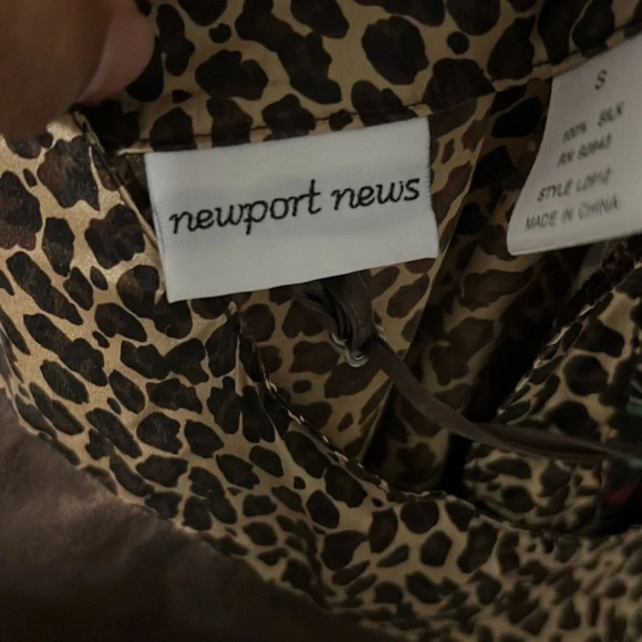 Vintage Silk leopard print slip dress - Picture 4 of 4